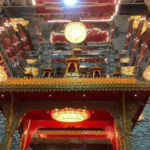 โคมไฟถวายวัด, โคมไฟติดวัด